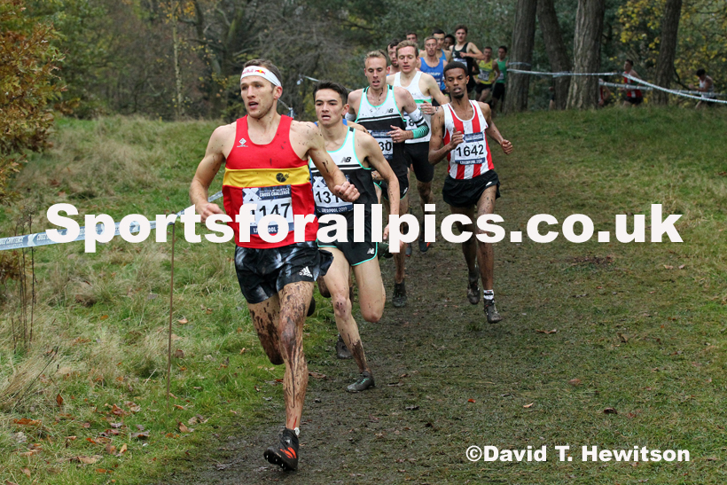 Senior and under-23 men, 2019 European Cross Country Trials and British Cross Challenge, Sefton Park, Liverpool.  Photo: David T. Hewitson/Sports for All Pics